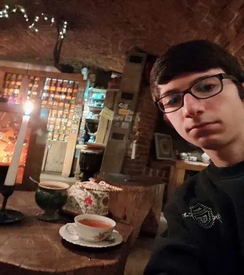 a photo taken in a cafe in warsaw